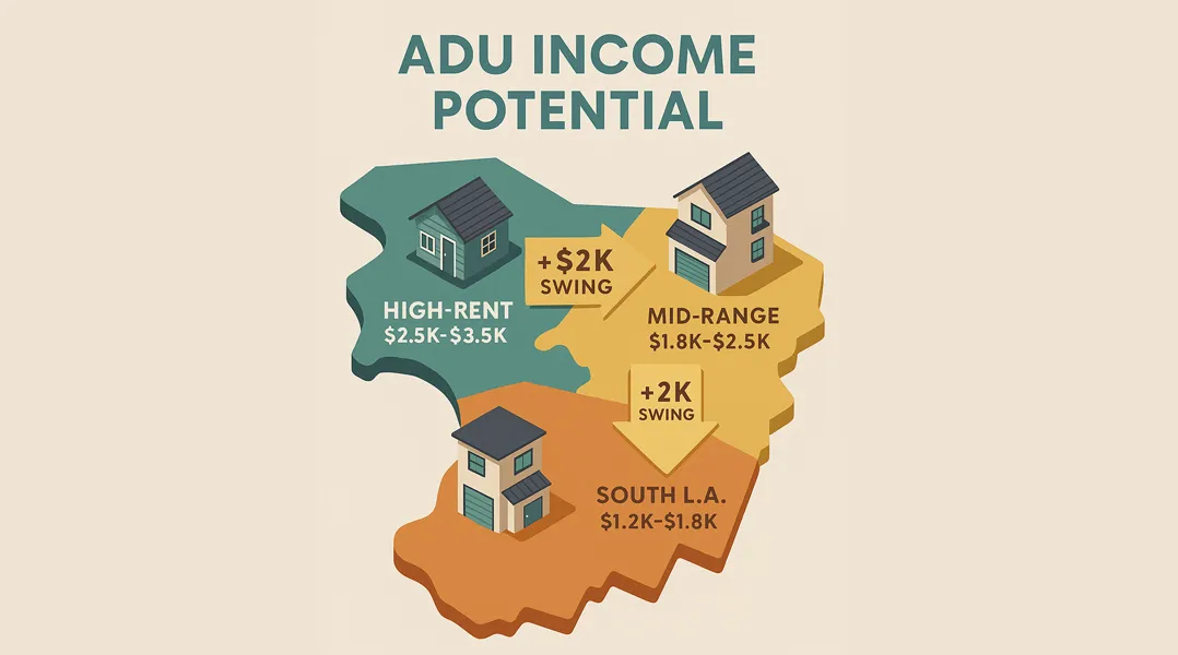 How Much Rent Can Your ADU Earn in Los Angeles? Neighborhood-by-Neighborhood Breakdown